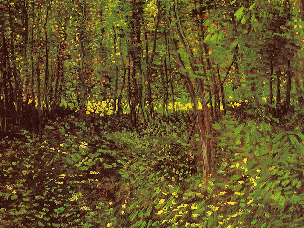 Vincent Van Gogh malování tapetu (2) #4 - 1024x768