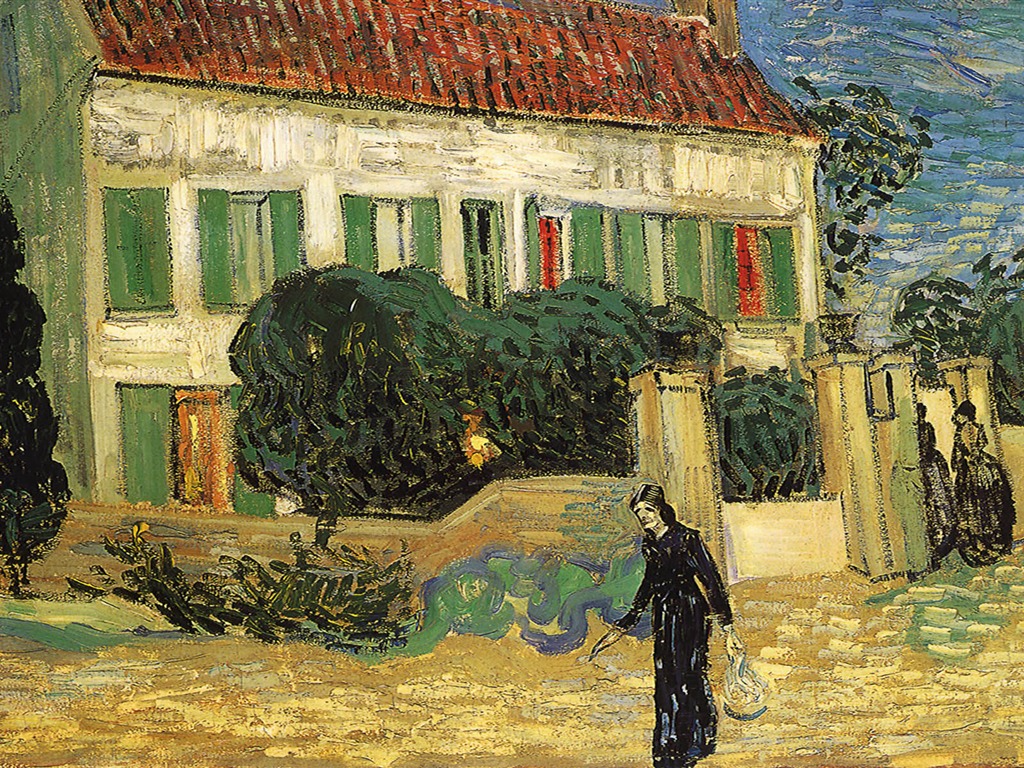 Vincent Van Gogh malování tapetu (2) #7 - 1024x768