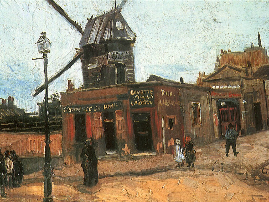 Vincent Van Gogh malování tapetu (2) #8 - 1024x768