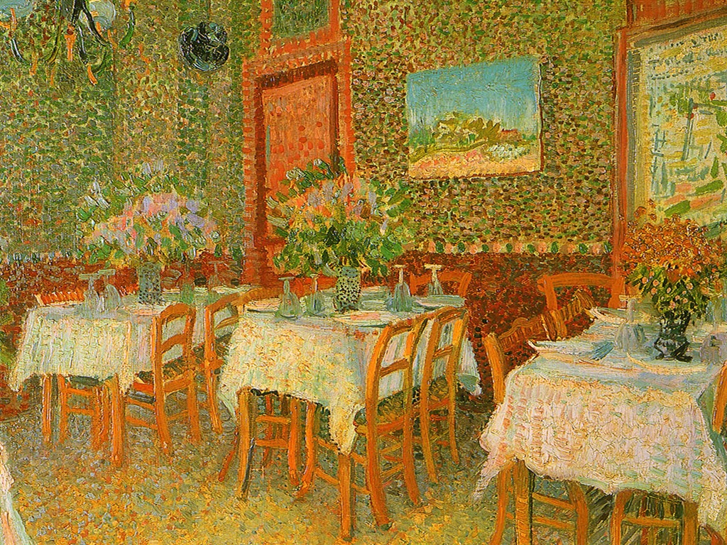 Vincent Van Gogh malování tapetu (2) #19 - 1024x768