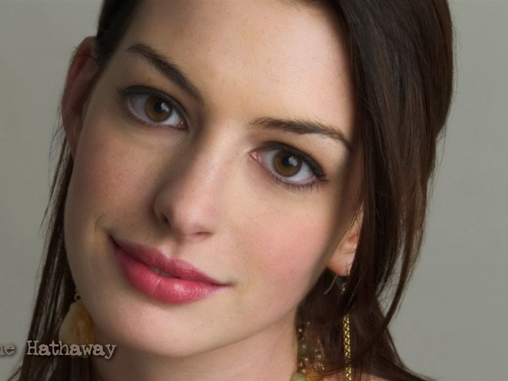 Anne Hathaway schöne Tapete #12 - 1024x768