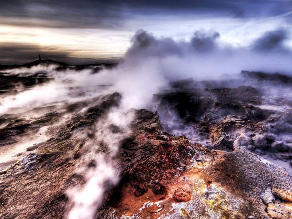아이슬란드어 풍경의 HD 월페이퍼 (1) #1 - 1024x768