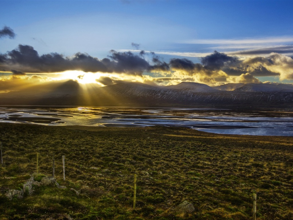 아이슬란드어 풍경의 HD 월페이퍼 (2) #7 - 1024x768
