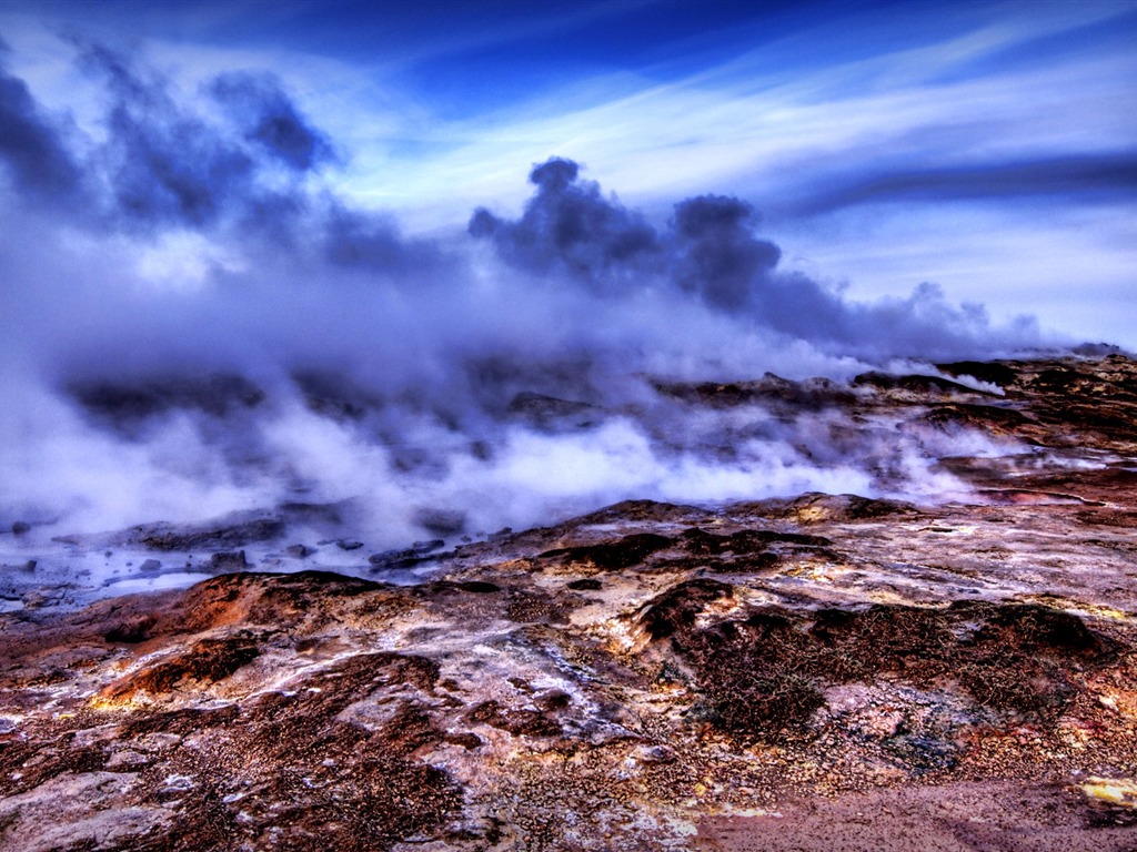 아이슬란드어 풍경의 HD 월페이퍼 (2) #8 - 1024x768