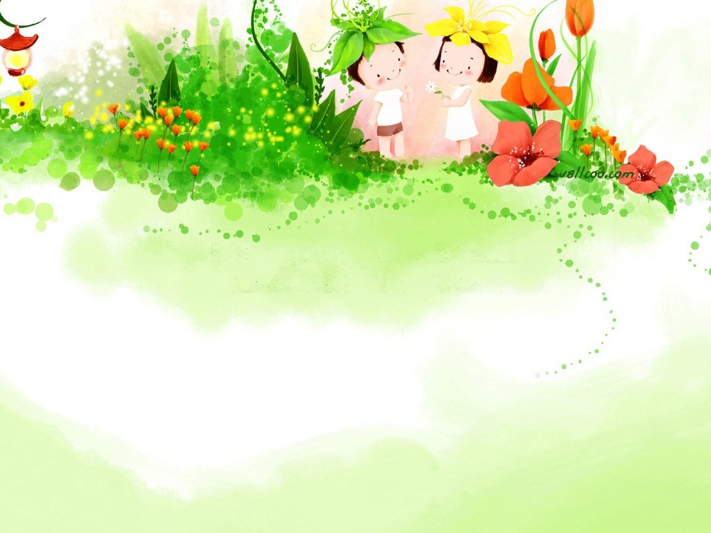 Webjong 溫馨甜蜜小情侶插畫 #8 - 1024x768