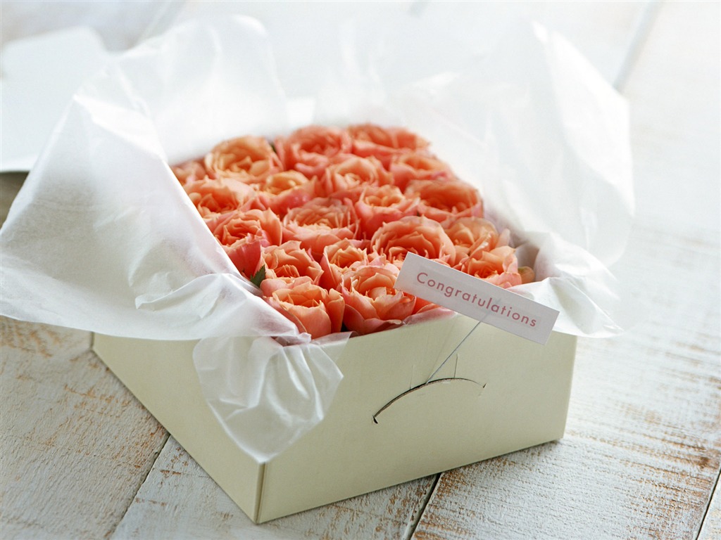 Flowers and gifts wallpaper (1) #11 - 1024x768