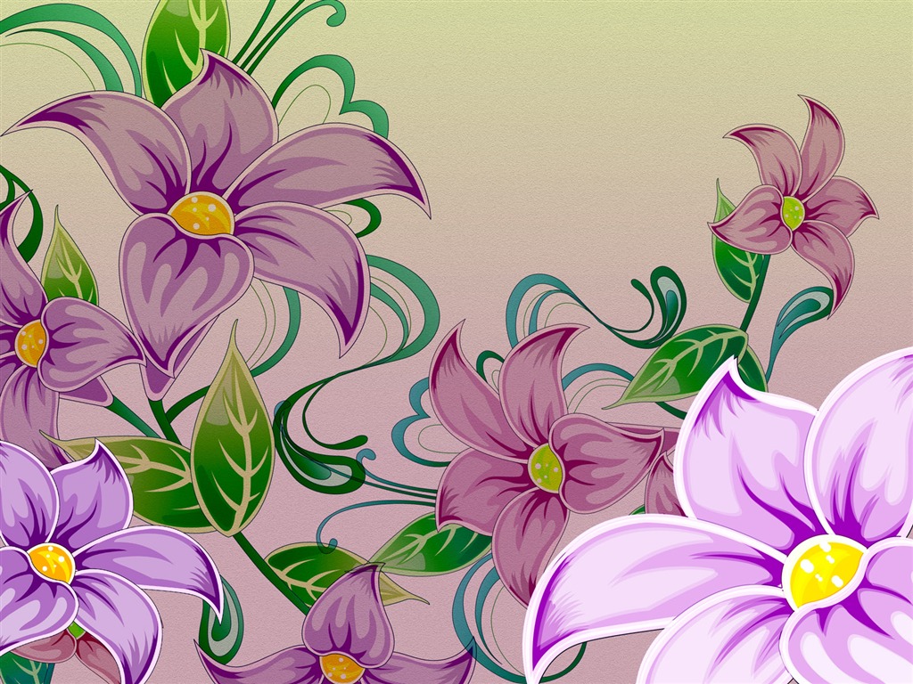 合成花卉 壁纸(二)15 - 1024x768