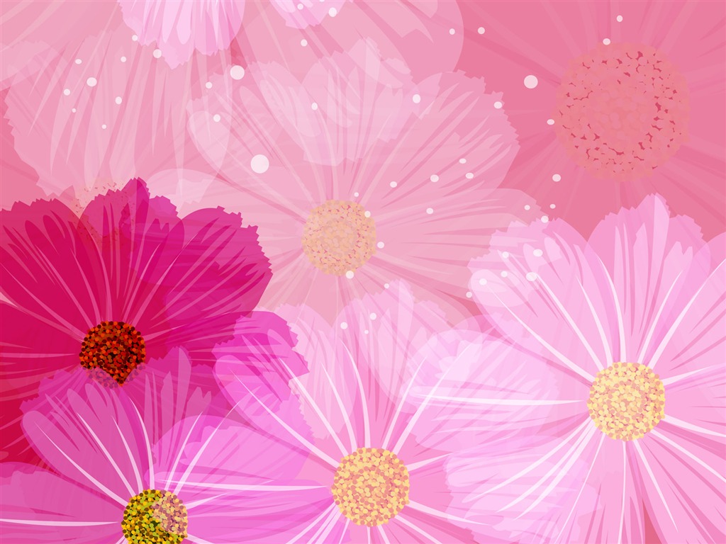 Synthetic Flower Wallpapers (2) #17 - 1024x768
