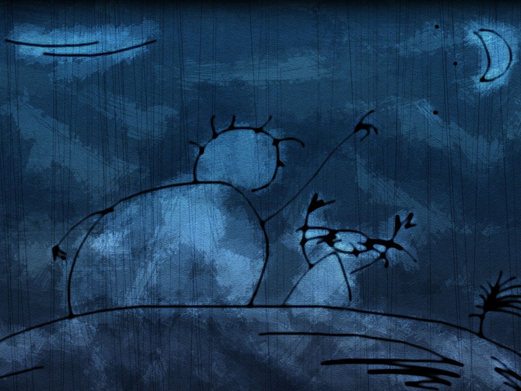 Luna vlads tema fondo de pantalla #3 - 1024x768