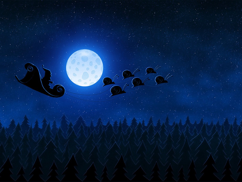 Luna vlads tema fondo de pantalla #5 - 1024x768