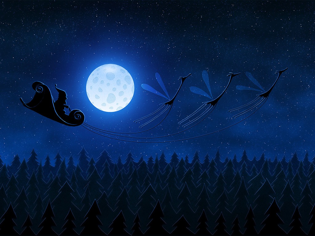 Vlads moon téma wallpaper #6 - 1024x768