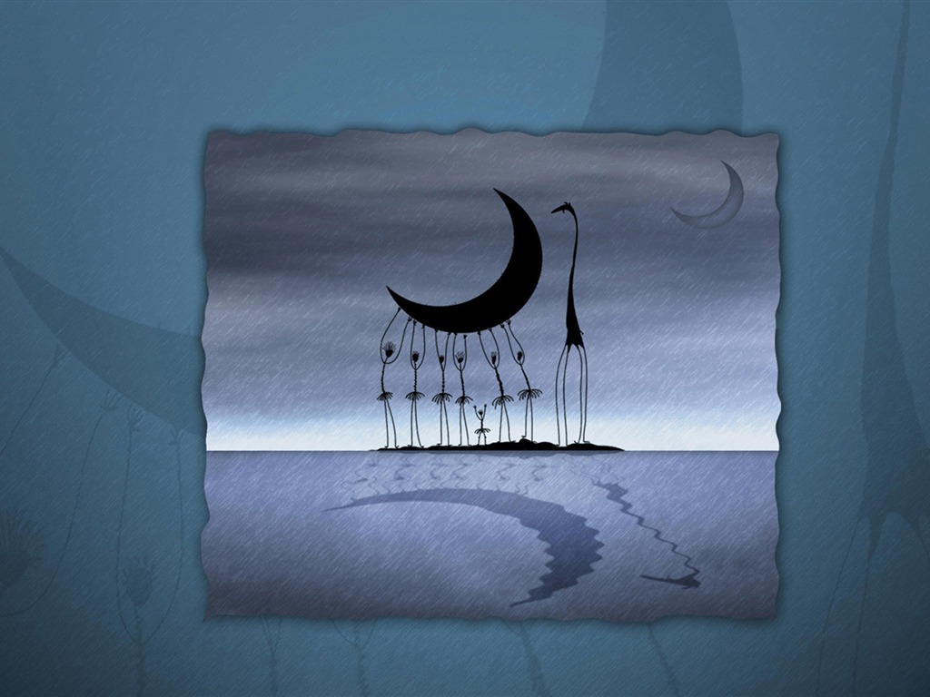 Luna vlads tema fondo de pantalla #14 - 1024x768