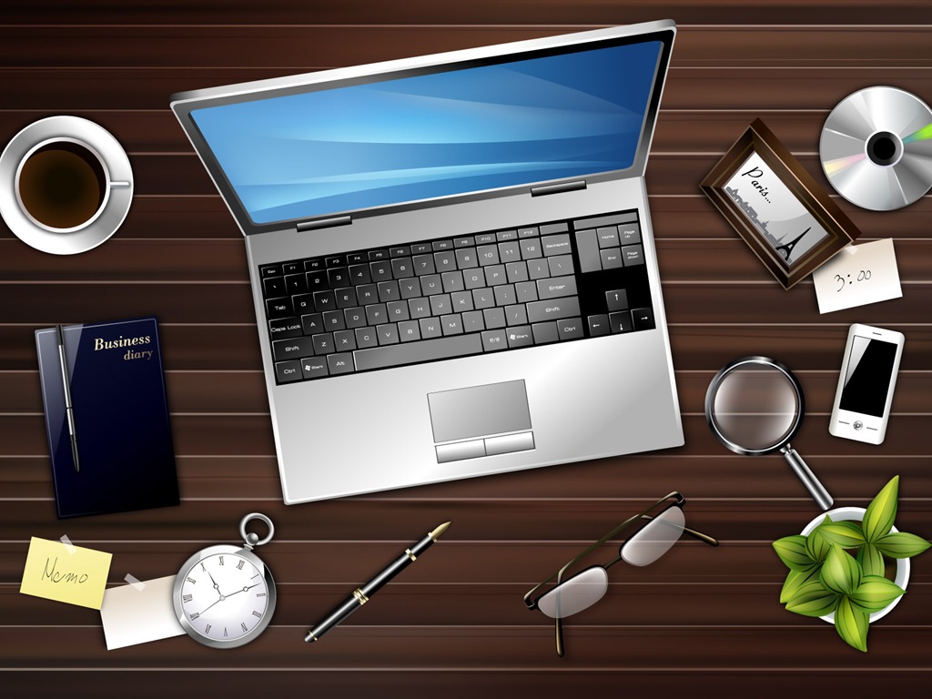 Vector Fun Desktop Wallpaper (2) #14 - 1024x768