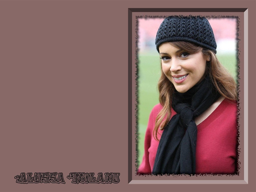 Alyssa Milano beautiful wallpaper #4 - 1024x768