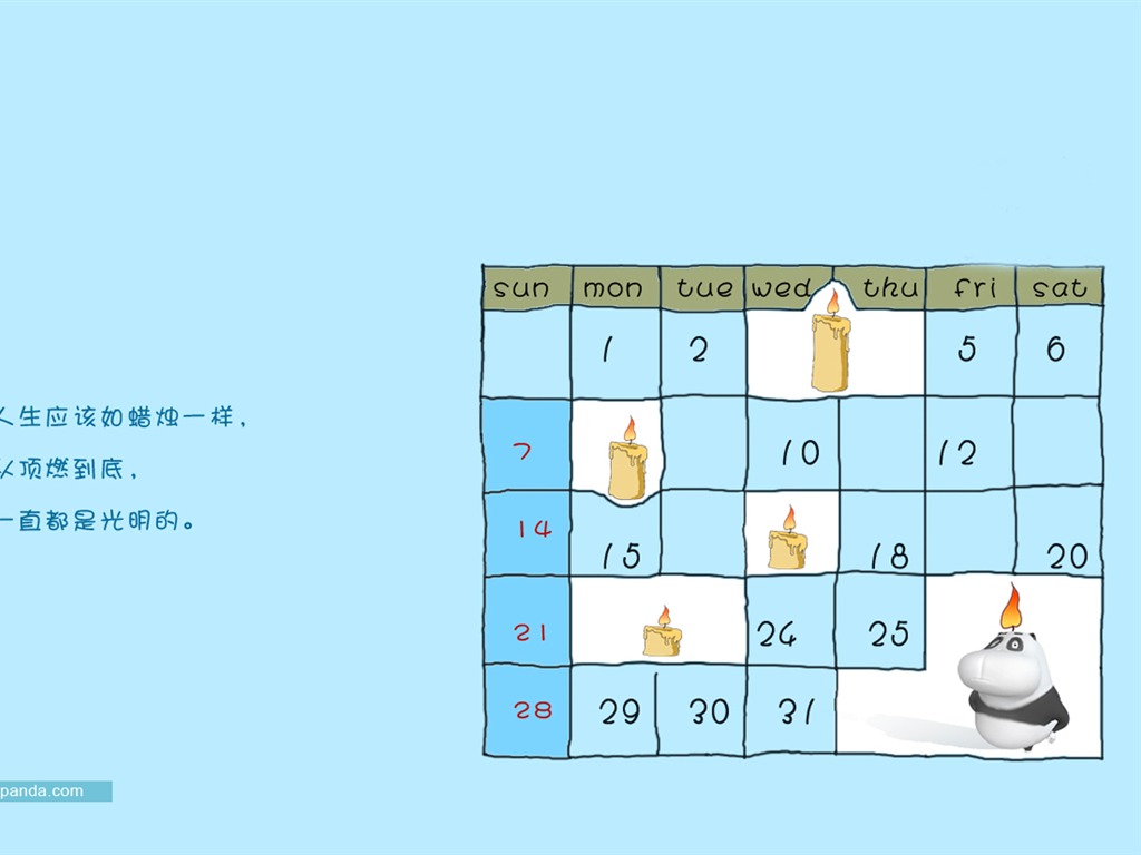 可愛酷巴熊壁紙(二) #17 - 1024x768