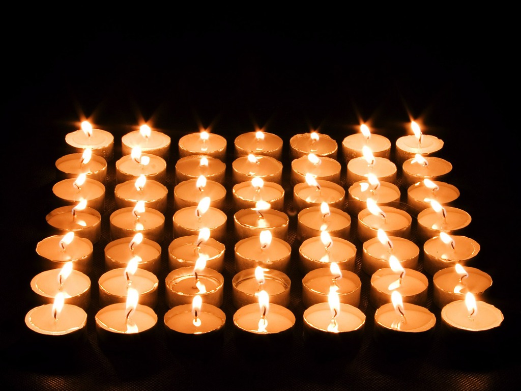 Candlelit wallpaper (1) #5 - 1024x768