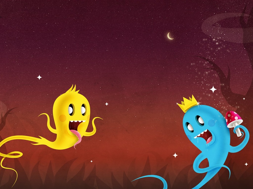 Indeepop kreativní tapety ilustrace design #2 - 1024x768