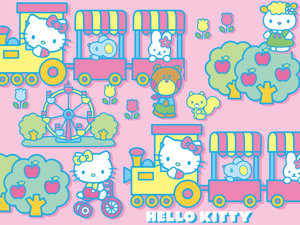 HelloKitty 바탕 화면 (1) #5 - 1024x768