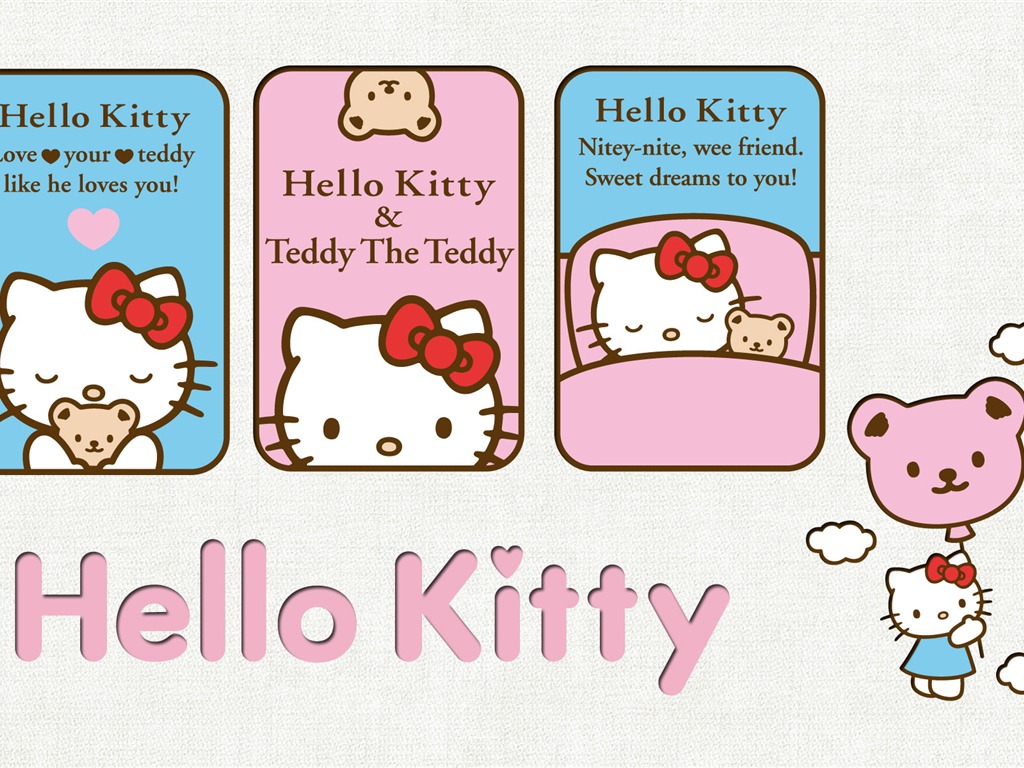 HelloKitty 바탕 화면 (1) #7 - 1024x768