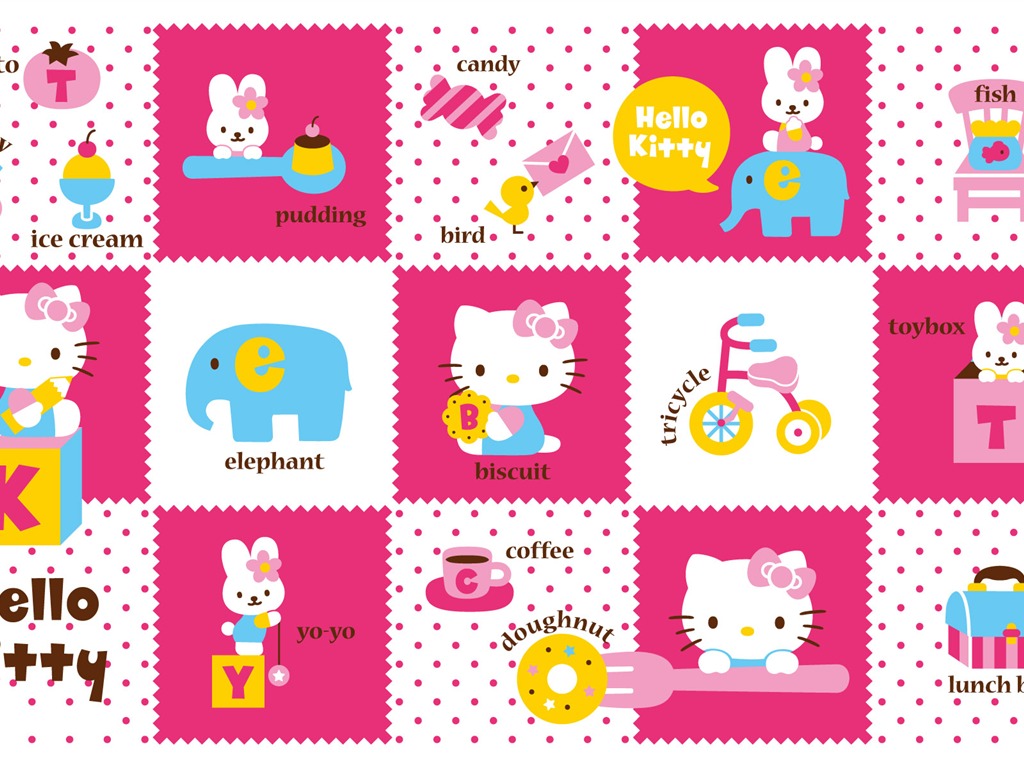 HelloKitty 壁紙(二) #2 - 1024x768