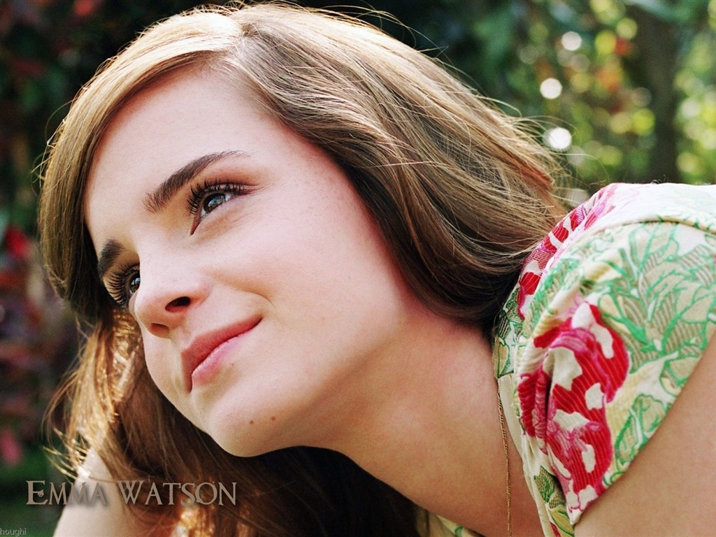 Emma Watson krásnou tapetu #26 - 1024x768