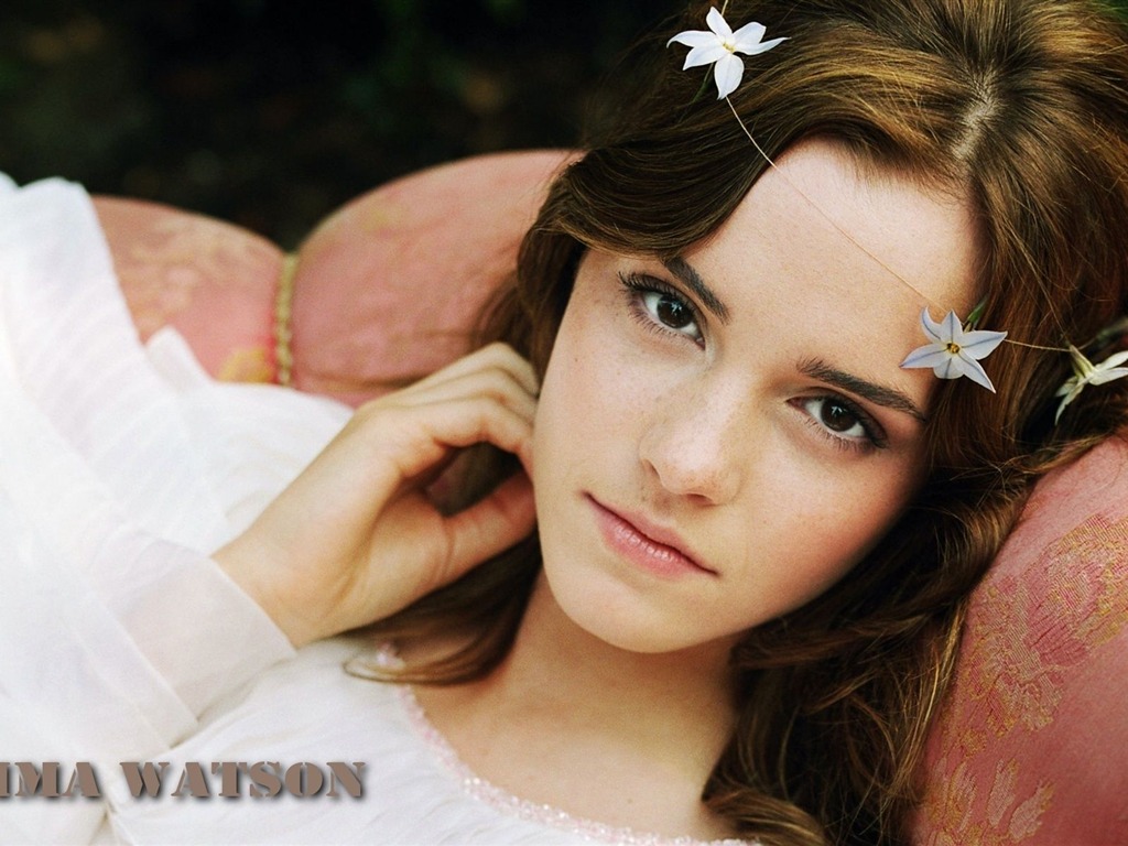 Emma Watson krásnou tapetu #27 - 1024x768