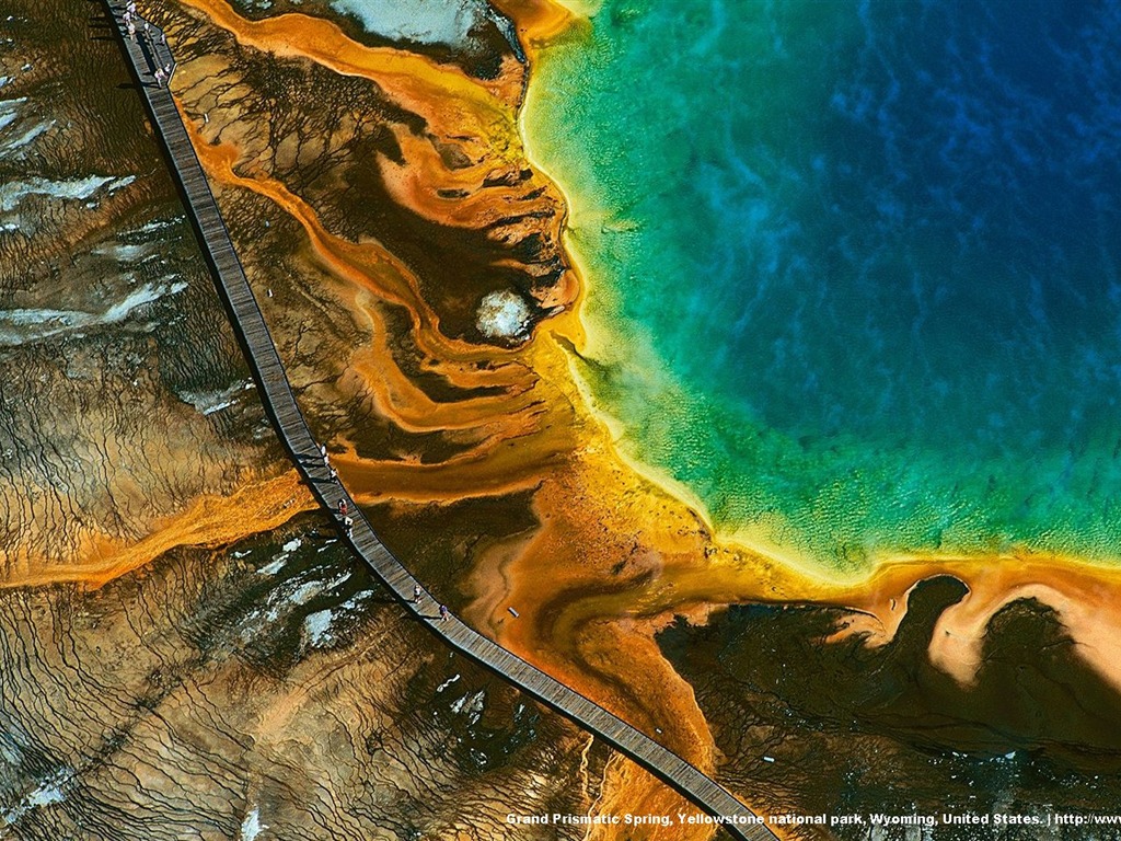 Yann Arthus-Bertrand photographie aérienne merveilles fonds d'écran #1 - 1024x768