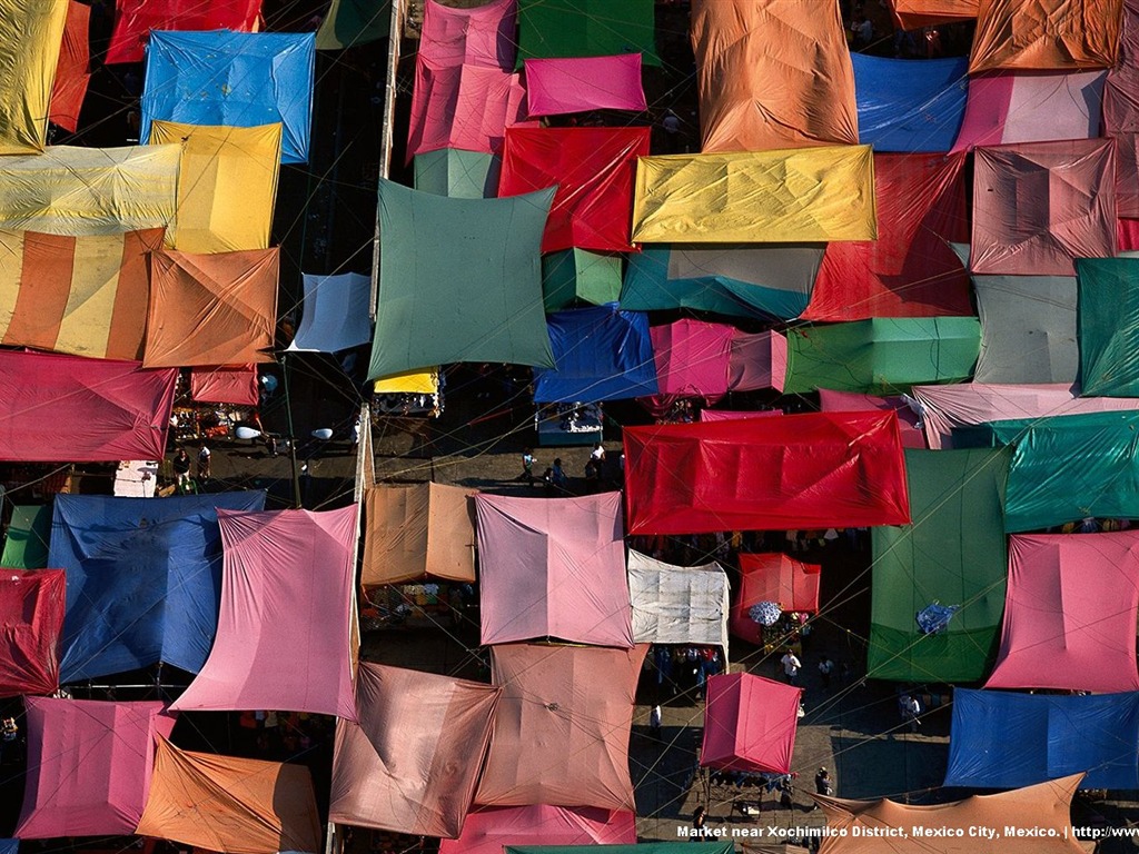 Yann Arthus-Bertrand photographie aérienne merveilles fonds d'écran #6 - 1024x768