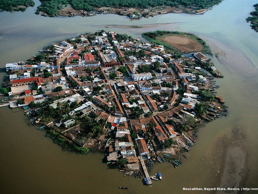 Yann Arthus-Bertrand photographie aérienne merveilles fonds d'écran #7 - 1024x768