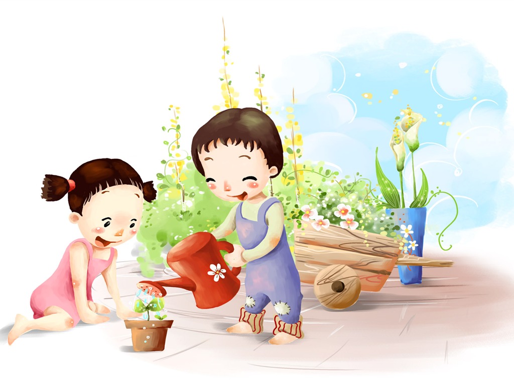 Widescreen wallpaper childhood dream (2) #8 - 1024x768