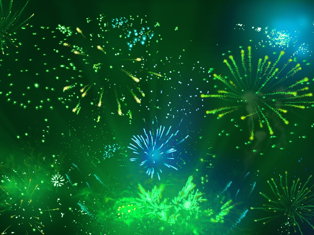 Colorful fireworks HD wallpaper #20 - 1024x768