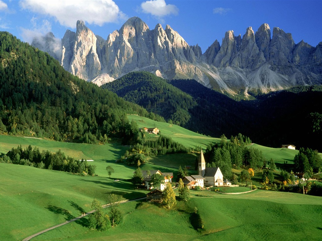 Italienische Landschaft Wallpaper (1) #1 - 1024x768