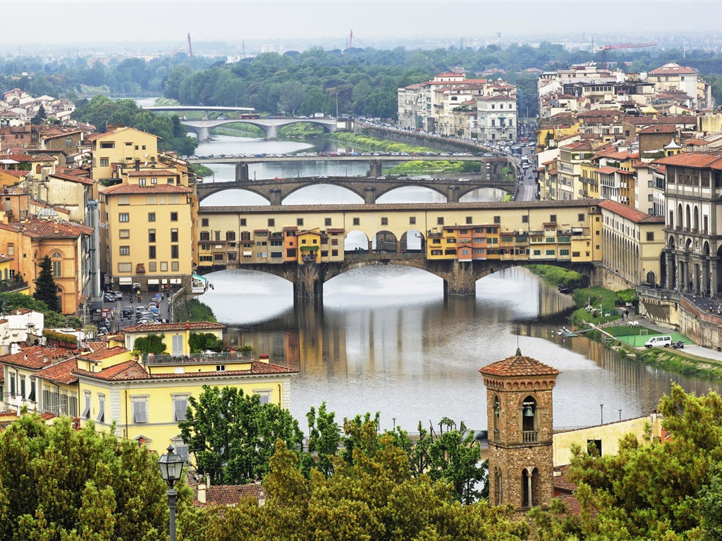 Paisaje italiano fondo de pantalla (1) #18 - 1024x768