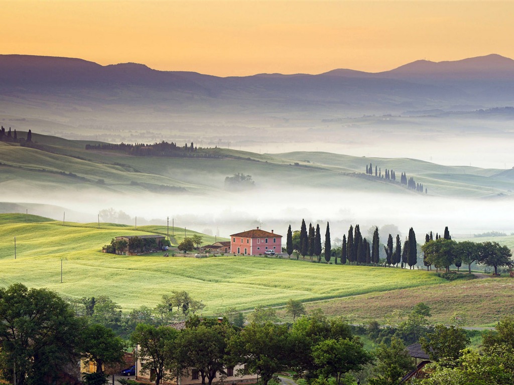 Paisaje italiano fondo de pantalla (1) #20 - 1024x768