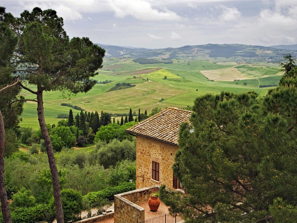 Paisaje italiano fondo de pantalla (2) #13 - 1024x768