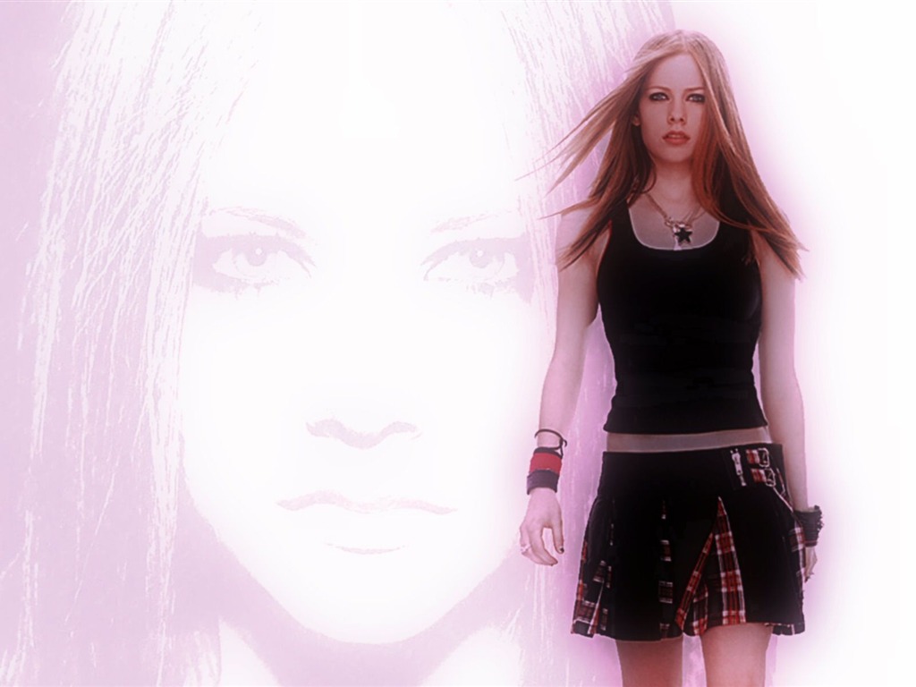 Avril Lavigne 艾薇兒·拉維尼 美女壁紙(二) #5 - 1024x768