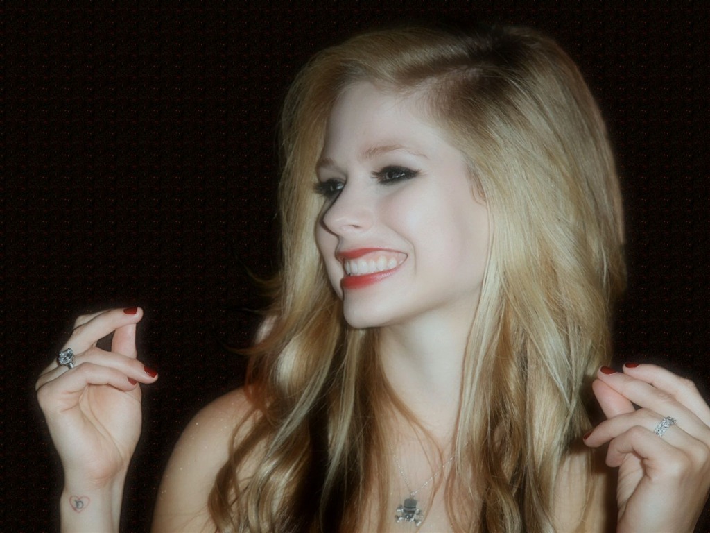 Avril Lavigne schöne Tapete (2) #12 - 1024x768