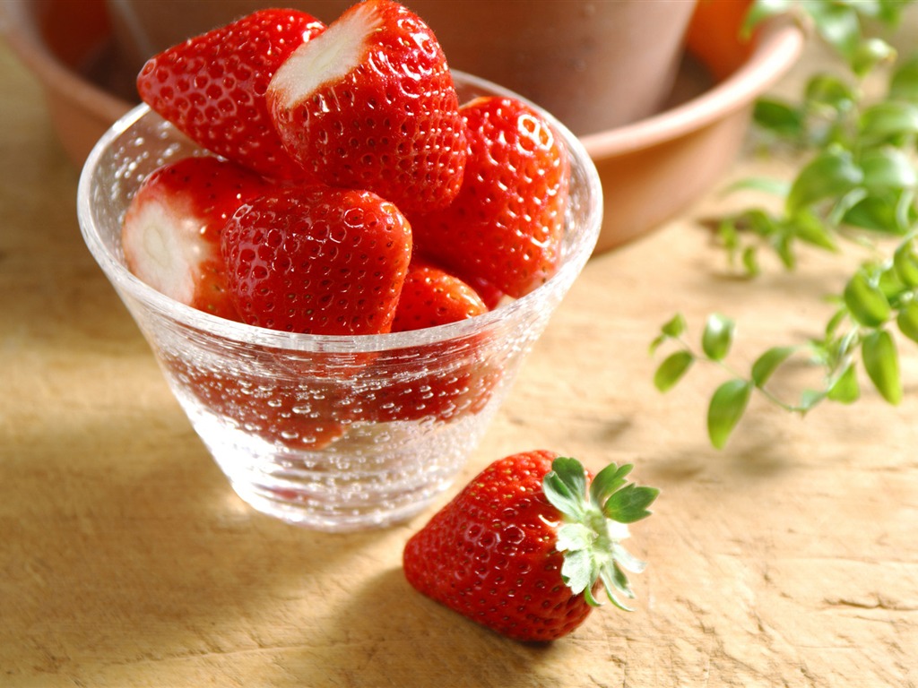 fraises fraîches d'écran HD #8 - 1024x768
