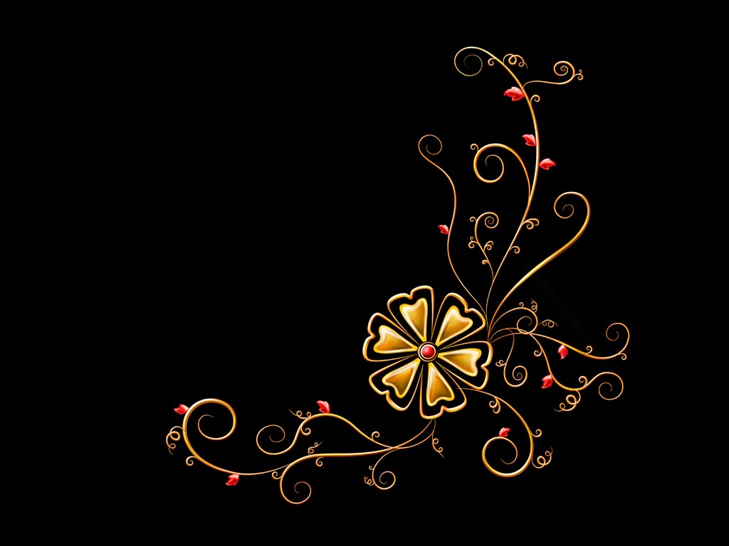 炫彩花纹 壁纸(三)11 - 1024x768