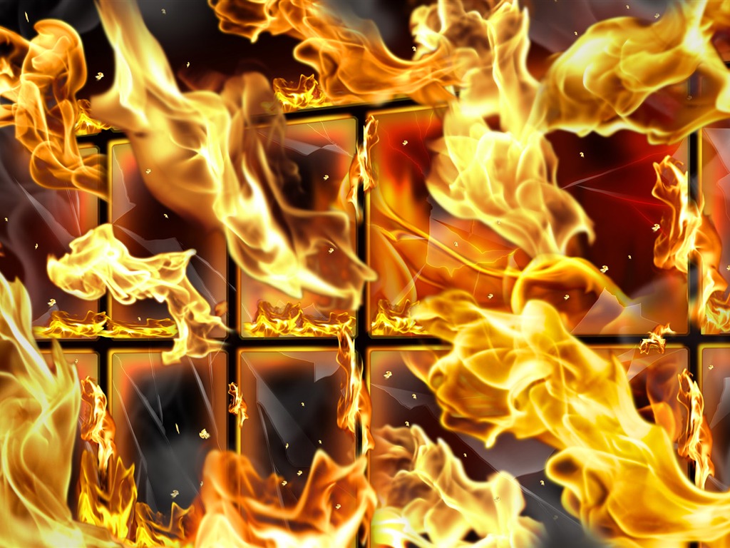 Flame Funkce HD tapetu #18 - 1024x768