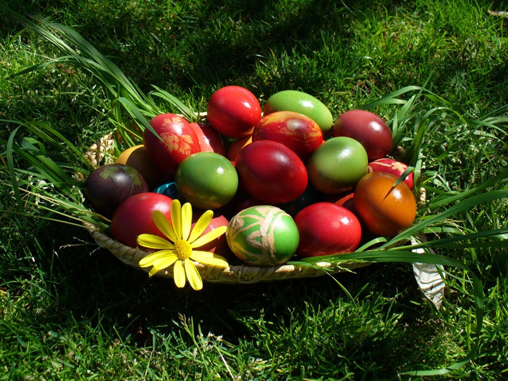 Huevo de Pascua fondo de pantalla (4) #9 - 1024x768