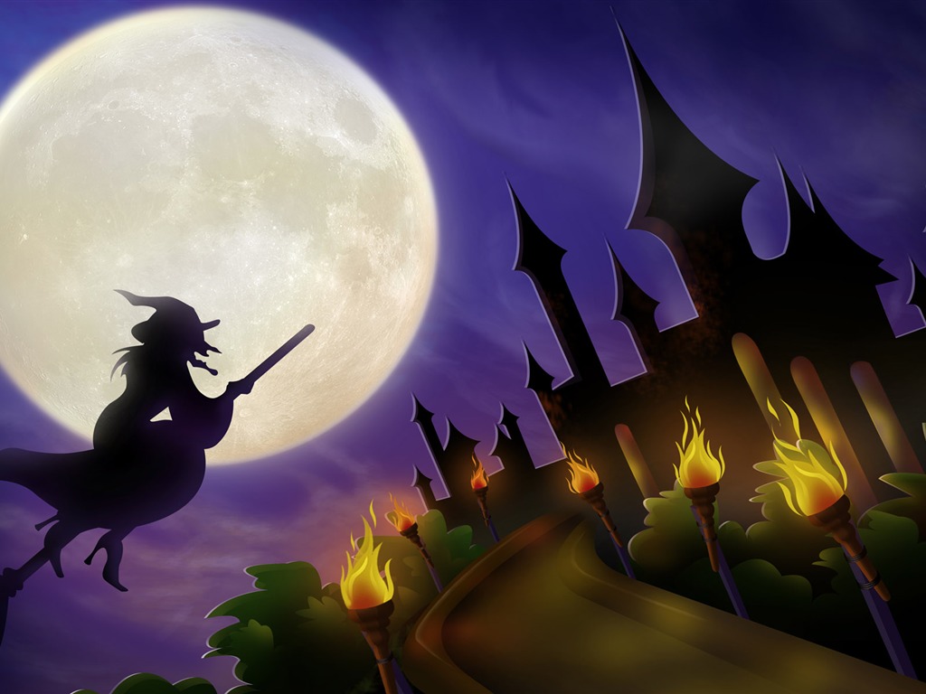 Halloween Téma Tapety na plochu (3) #19 - 1024x768