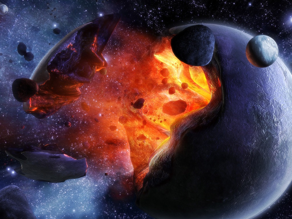 寬屏星空地球 壁紙(一) #16 - 1024x768