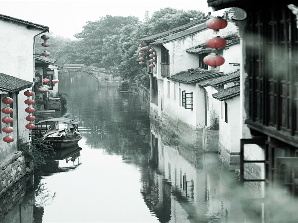 江南古鎮壁紙 #16 - 1024x768