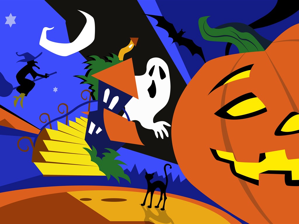 Halloween Téma Tapety na plochu (5) #1 - 1024x768