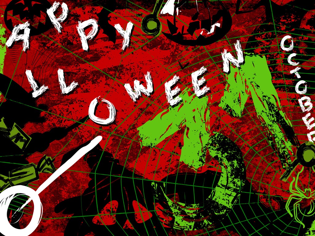 Halloween Téma Tapety na plochu (5) #4 - 1024x768