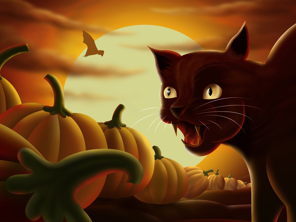 Halloween Téma Tapety na plochu (5) #5 - 1024x768