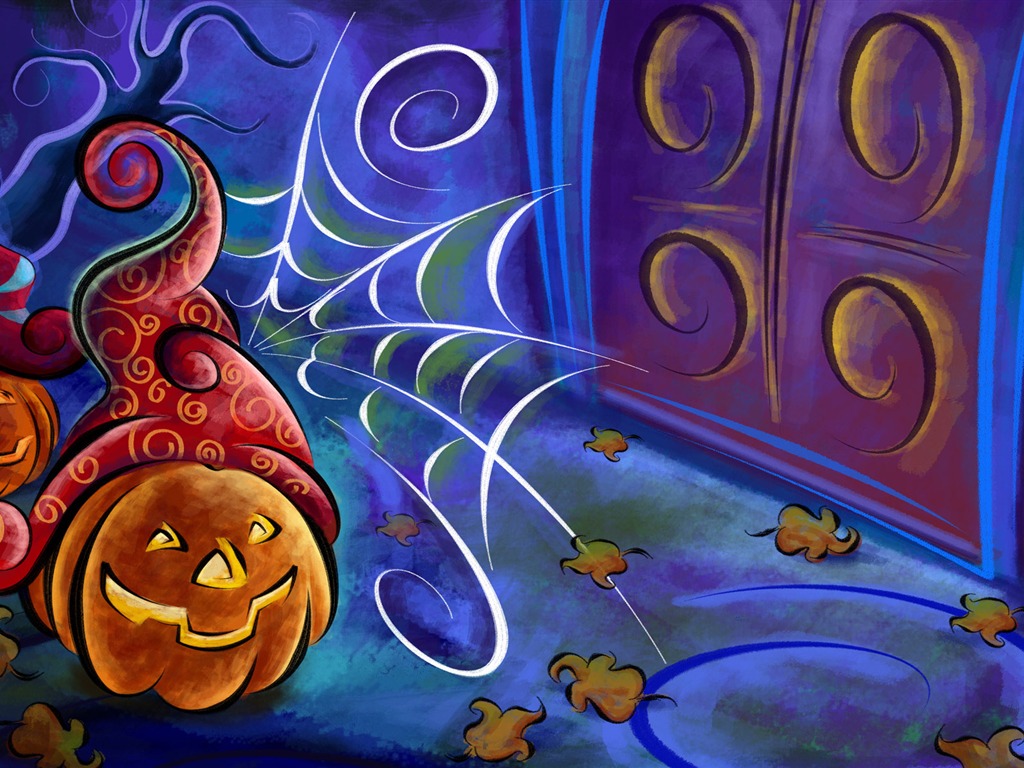 Halloween Téma Tapety na plochu (5) #16 - 1024x768