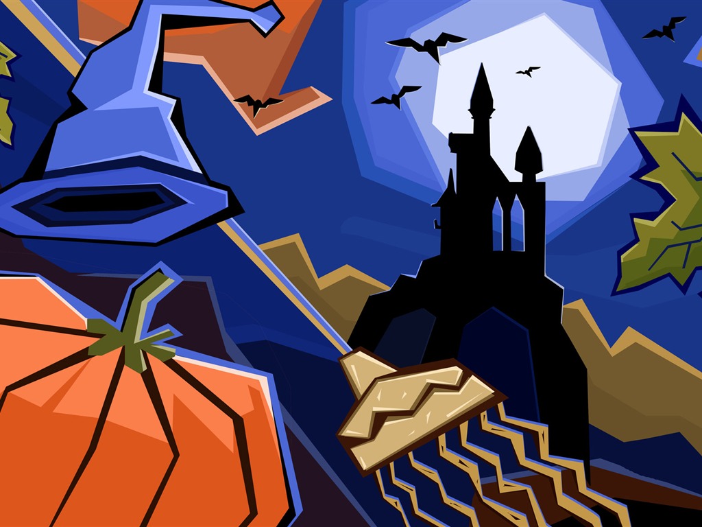 Halloween Téma Tapety na plochu (5) #20 - 1024x768