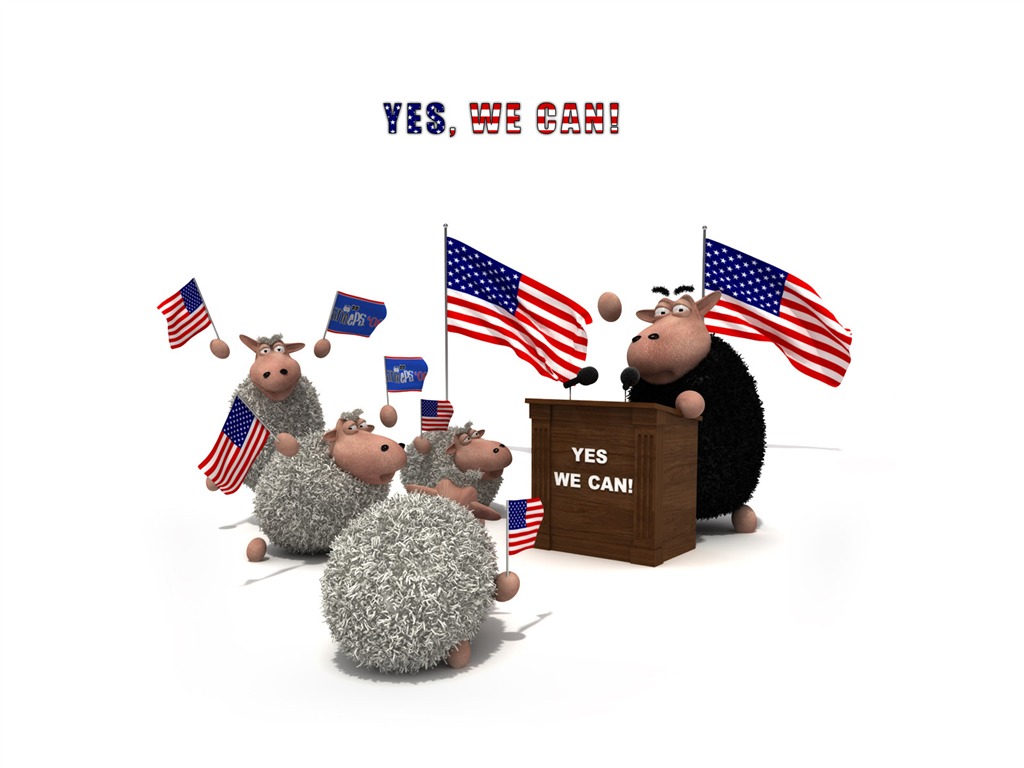 Sheeps 壁紙專輯 #17 - 1024x768